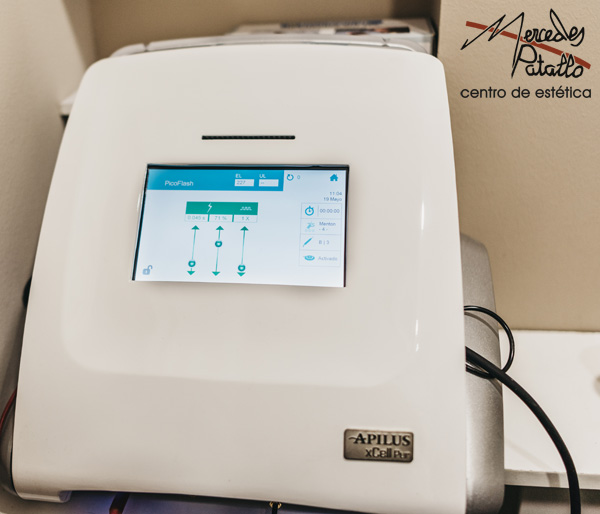 Depilación eléctrica con Apilus XCell Pro en el centro de estética Mercedes Patallo de Gijón Depilación eléctrica con Apilus XCell Pro en el centro de estética Mercedes Patallo de Gijón